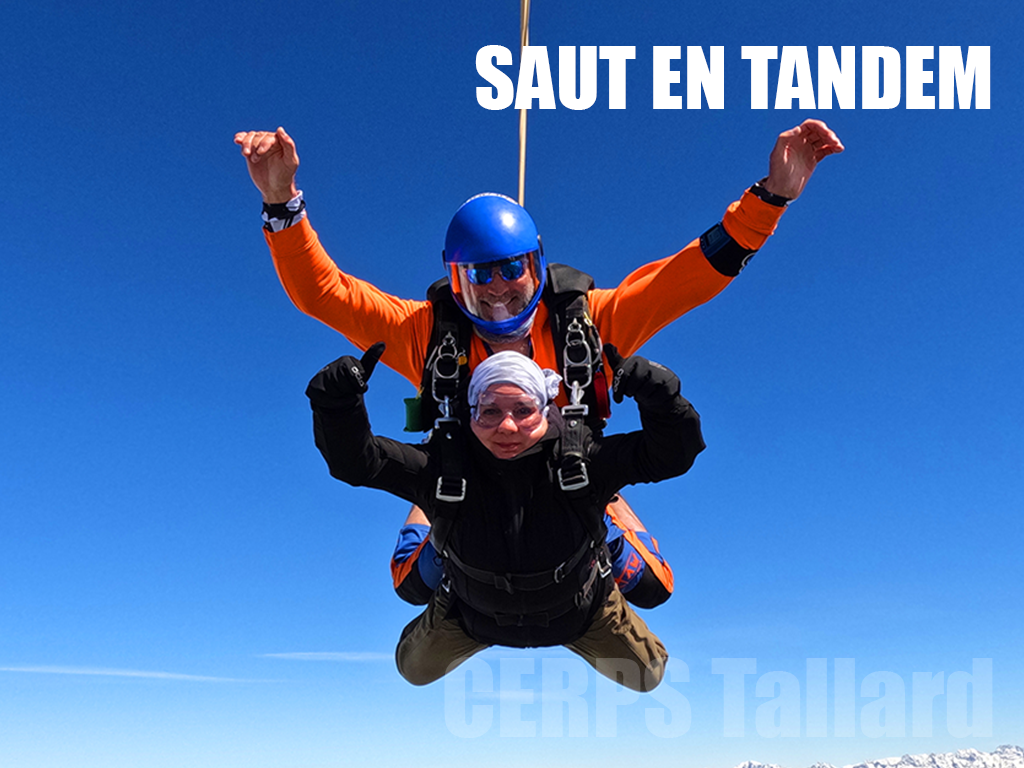 Sauter en parachute tandem à Tallard