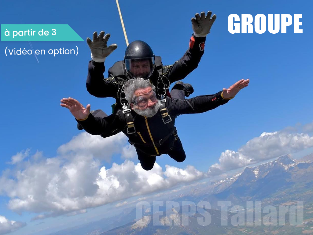 Saut tandem groupe